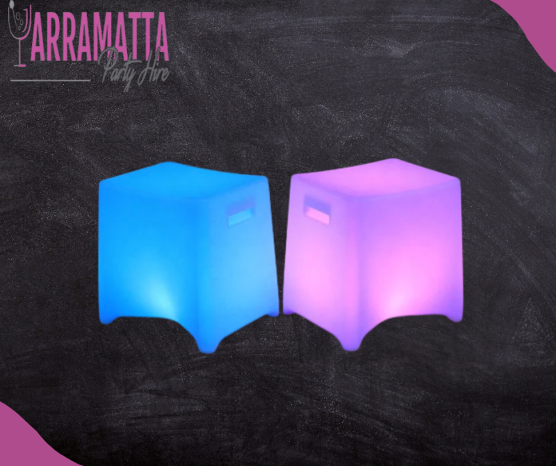 LED Stool With Handle