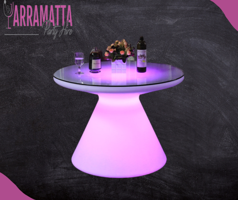 LED Large Mushroom Table
