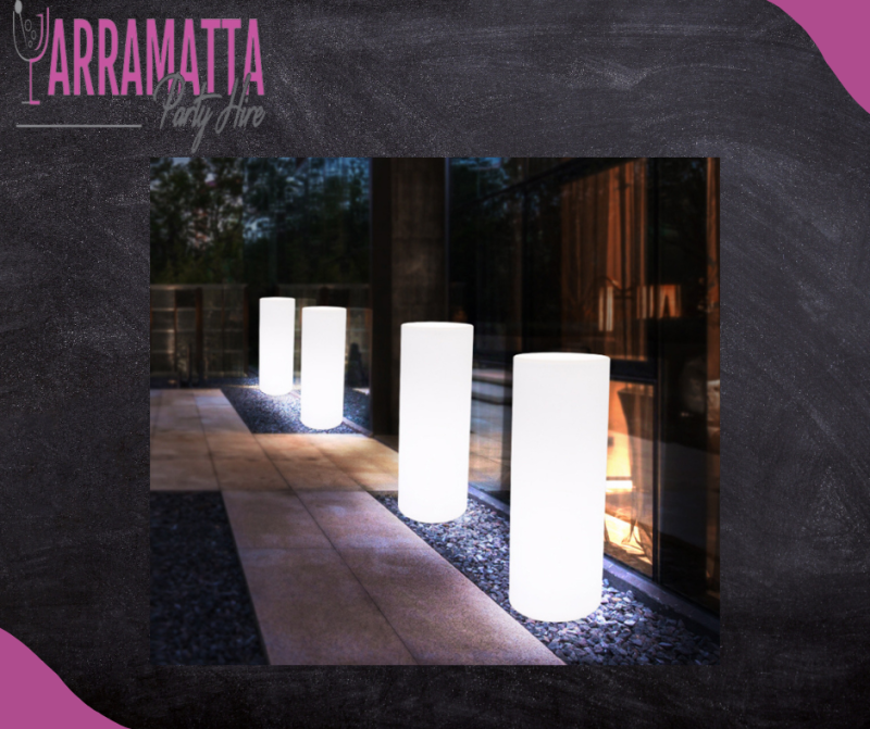 LED Large Circular Pillar