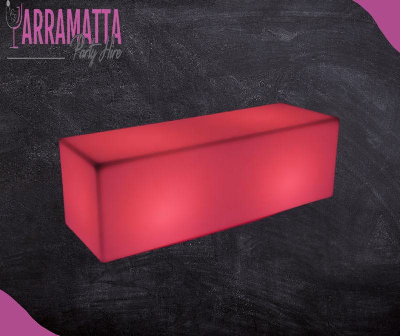 LED Straight Bench