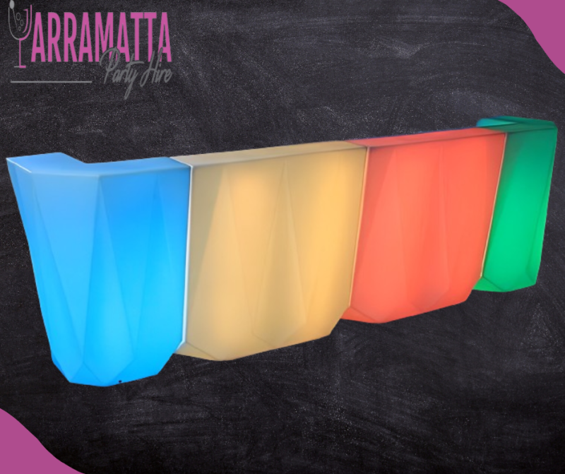 4pc LED Diamond Bar
