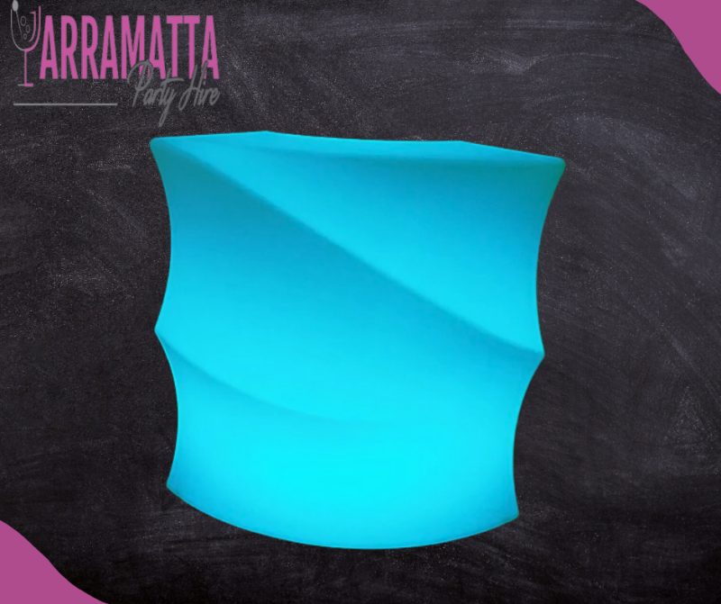 LED Wave Corner Bar