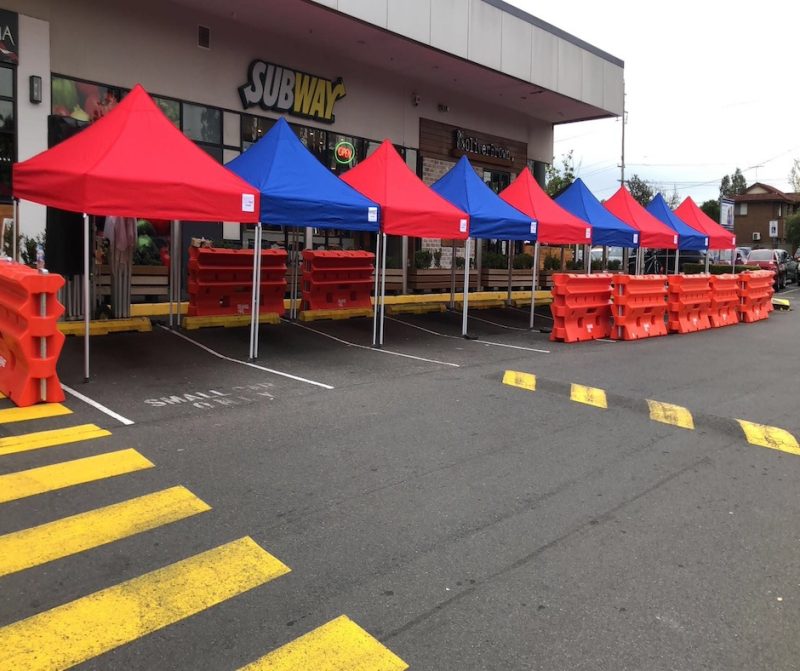 2.5m x 2.5m Kiosk Marquee