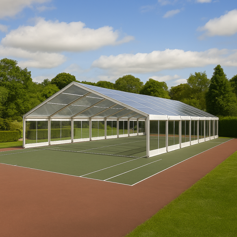 10mx24m Clear Framed Marquee
