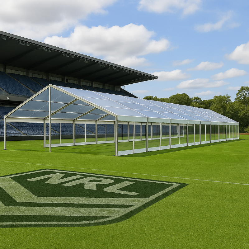 10mx30m Clear Framed Marquee
