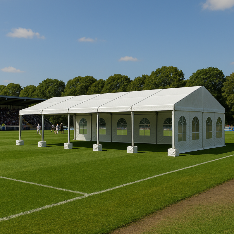5mx15m White Framed Marquee