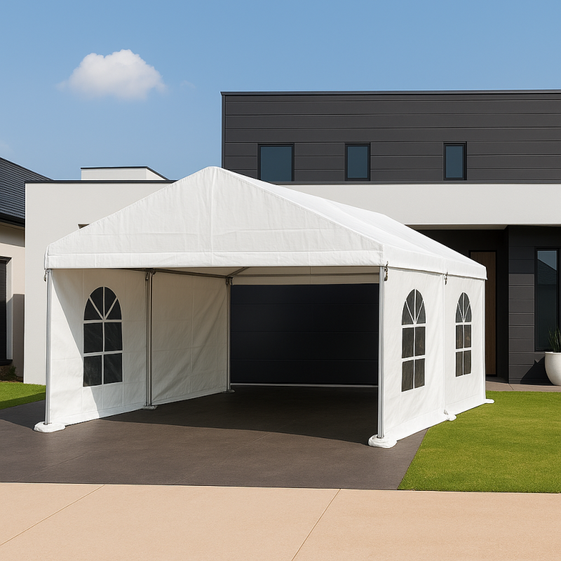 5mx6m White Framed Marquee