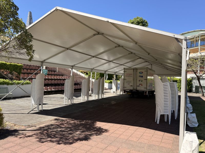 10m x 15m White Framed Marquee