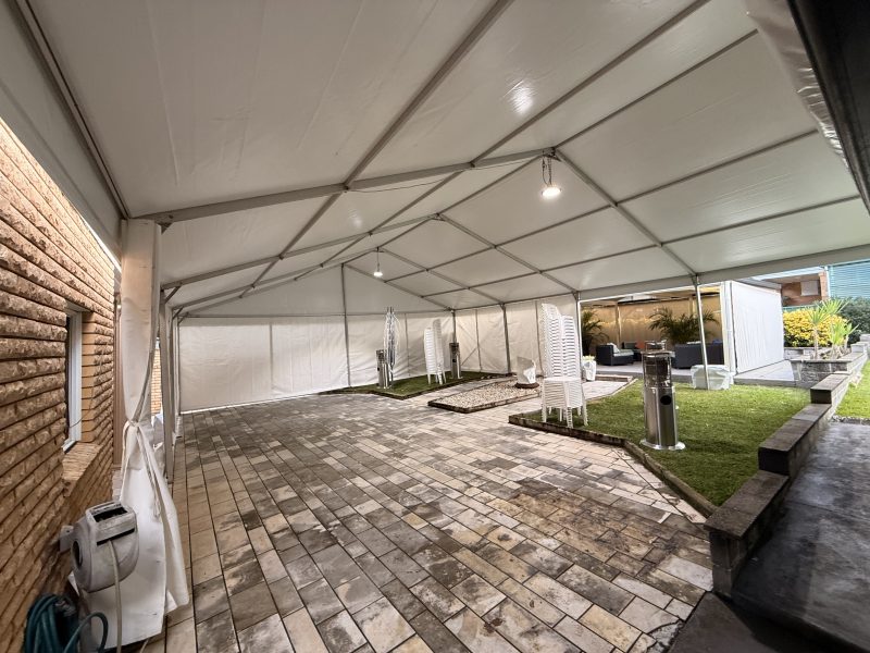10m x 12m White Framed Marquee